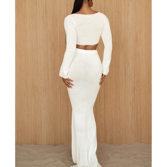 JLUXLABEL White Resort Two-piece Skirt Set - Picture 4 of 7